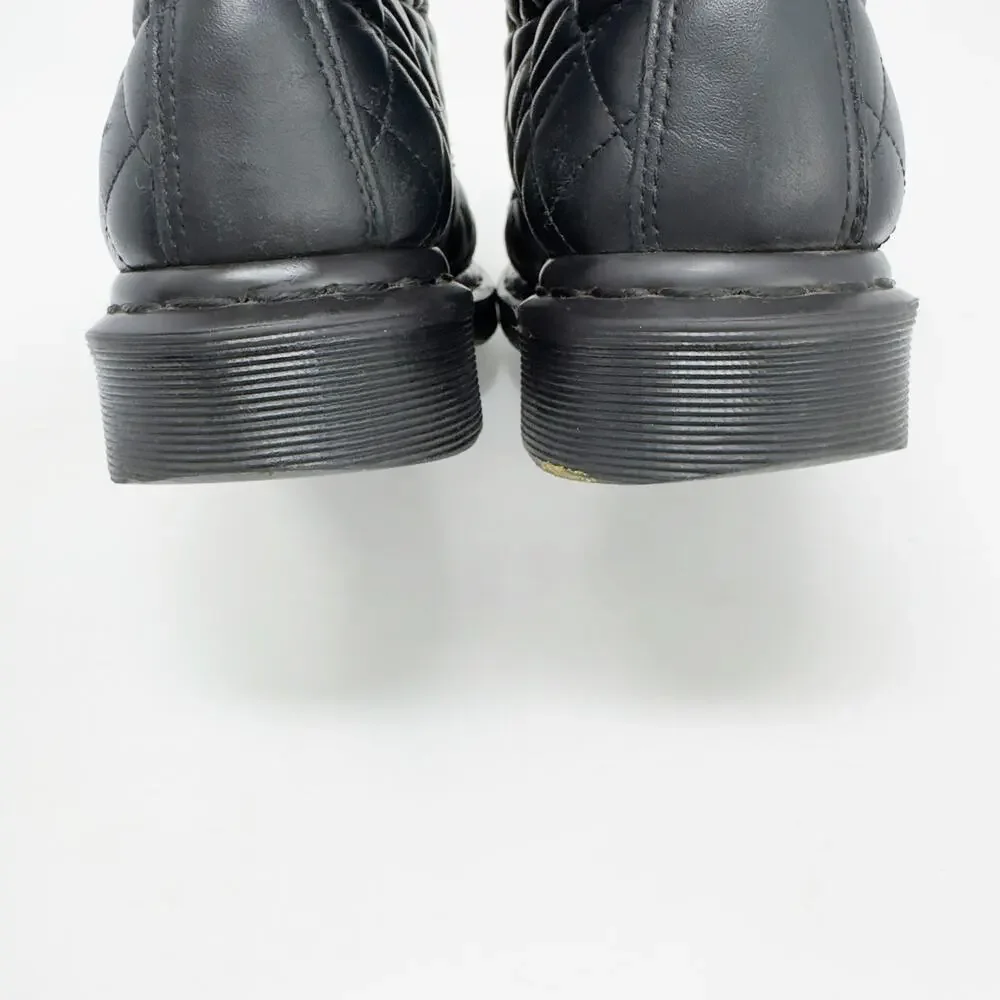 Dr. Marten's Quilted Black Leather Coralie Boot 39EU / 8W - Picture 6 of 8